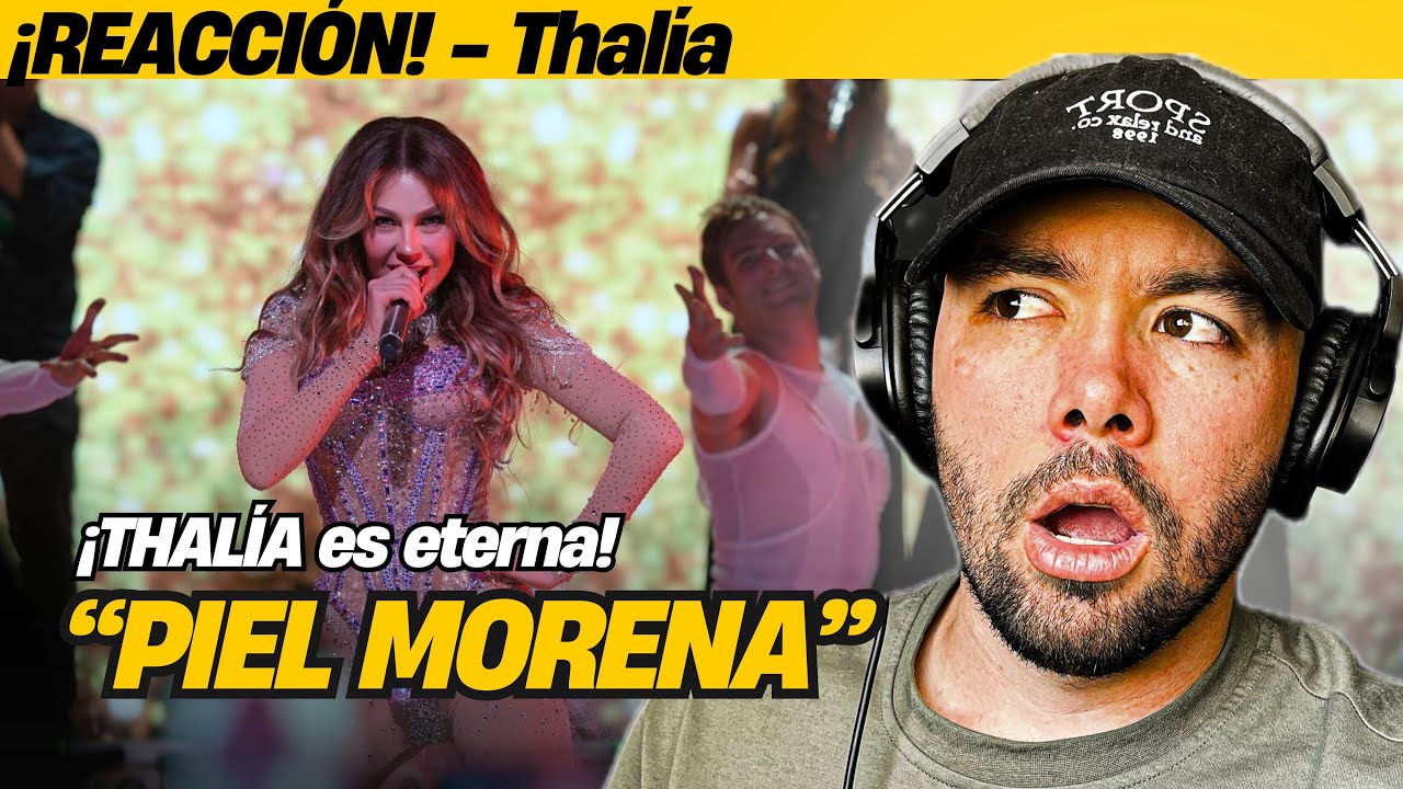 Thalía canta su éxito en Domingo Legal | Thalía - Piel Morena | Reacción
