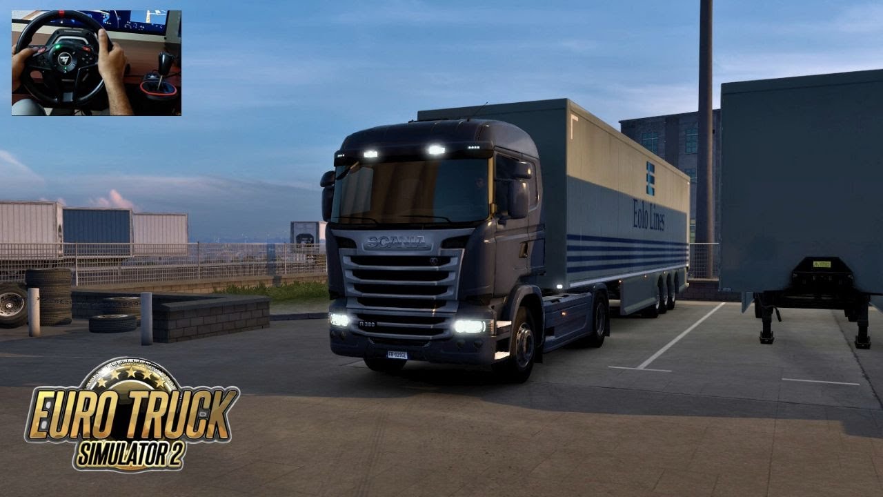 ETS2 Immersive Drive with Thrustmaster T128 | Manual Shifting Fun!