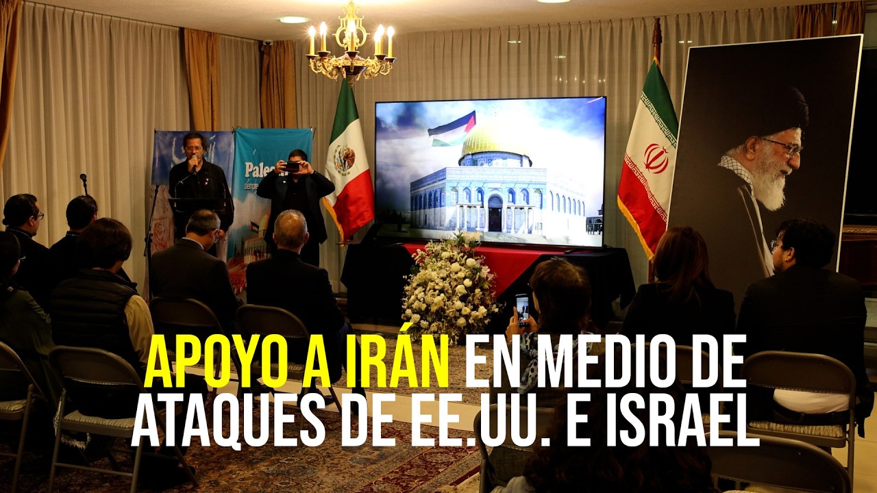 Discursos de Christian Nader, Sasi Alejandre y Rafael Robles Gil en Embajada de Irán en México