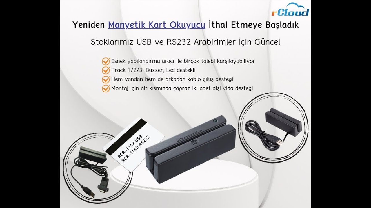 Manyetik Kart Okuyucu RCR1142