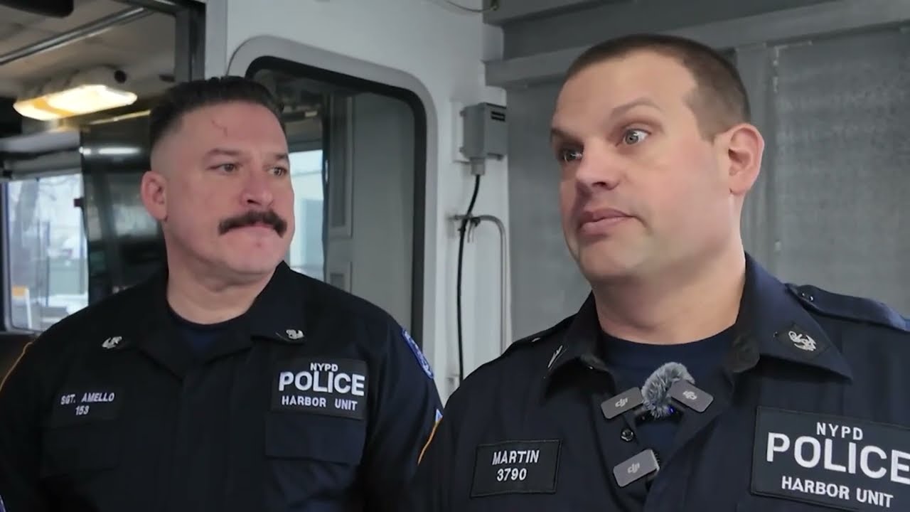 NYPD officers describe unique rescue of eagle from icy Hudson River
