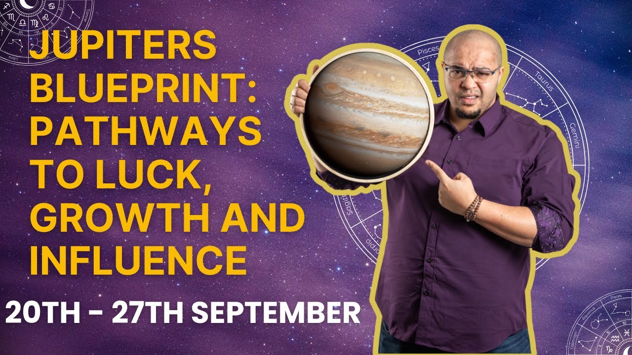 Jupiter's Blueprint: Pathways to Luck, Growth, and Influence This Week #Reydiantreality #Astrotarot