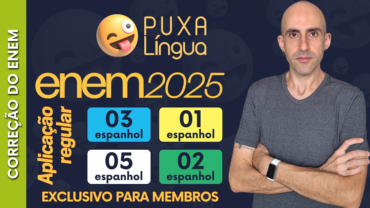 Quest. 03 (espanhol) | Enem 2025 | Apl. Regular | Cad. Azul ▷ Cuando yo era chiquito