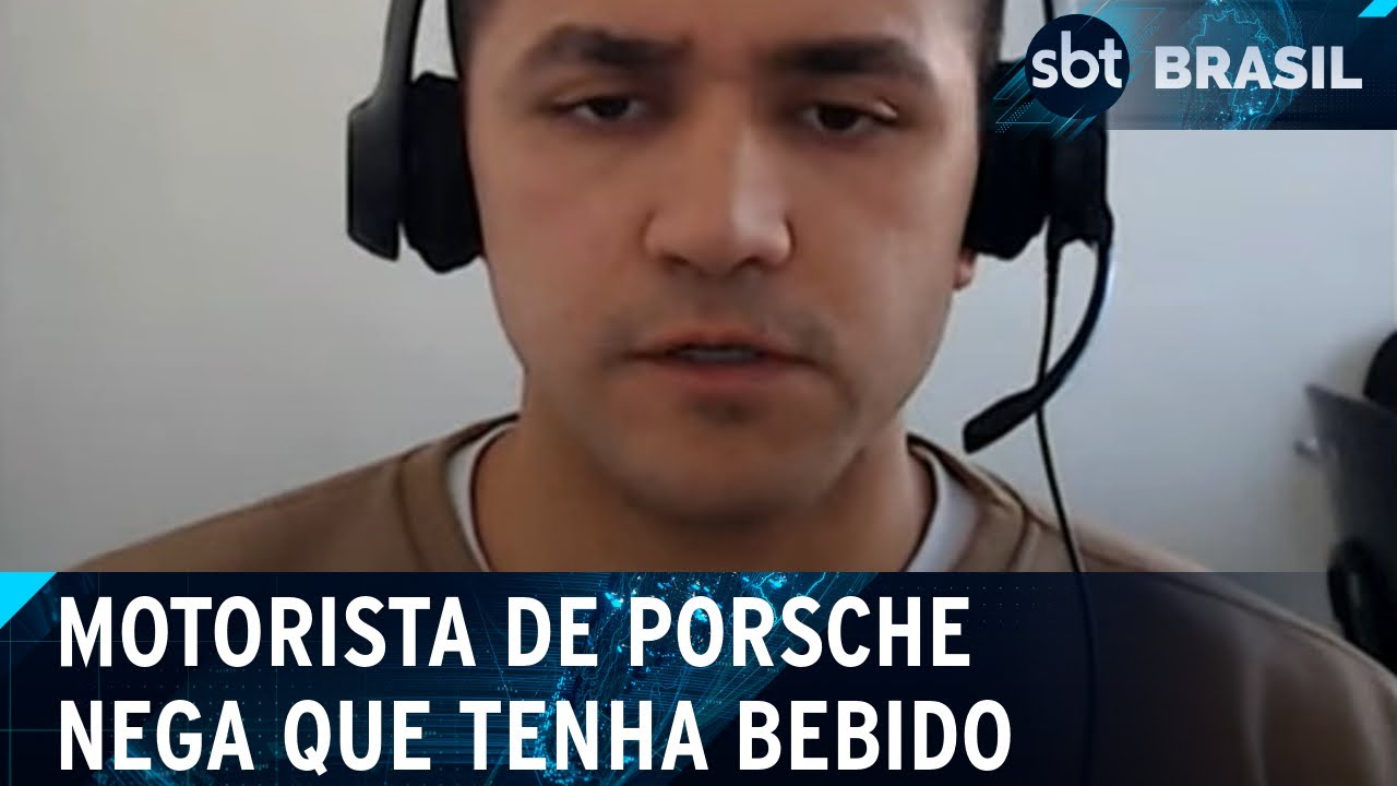 Motorista de Porsche diz que não bebeu antes de acidente fatal em São Paulo | SBT Brasil (03/08/24)