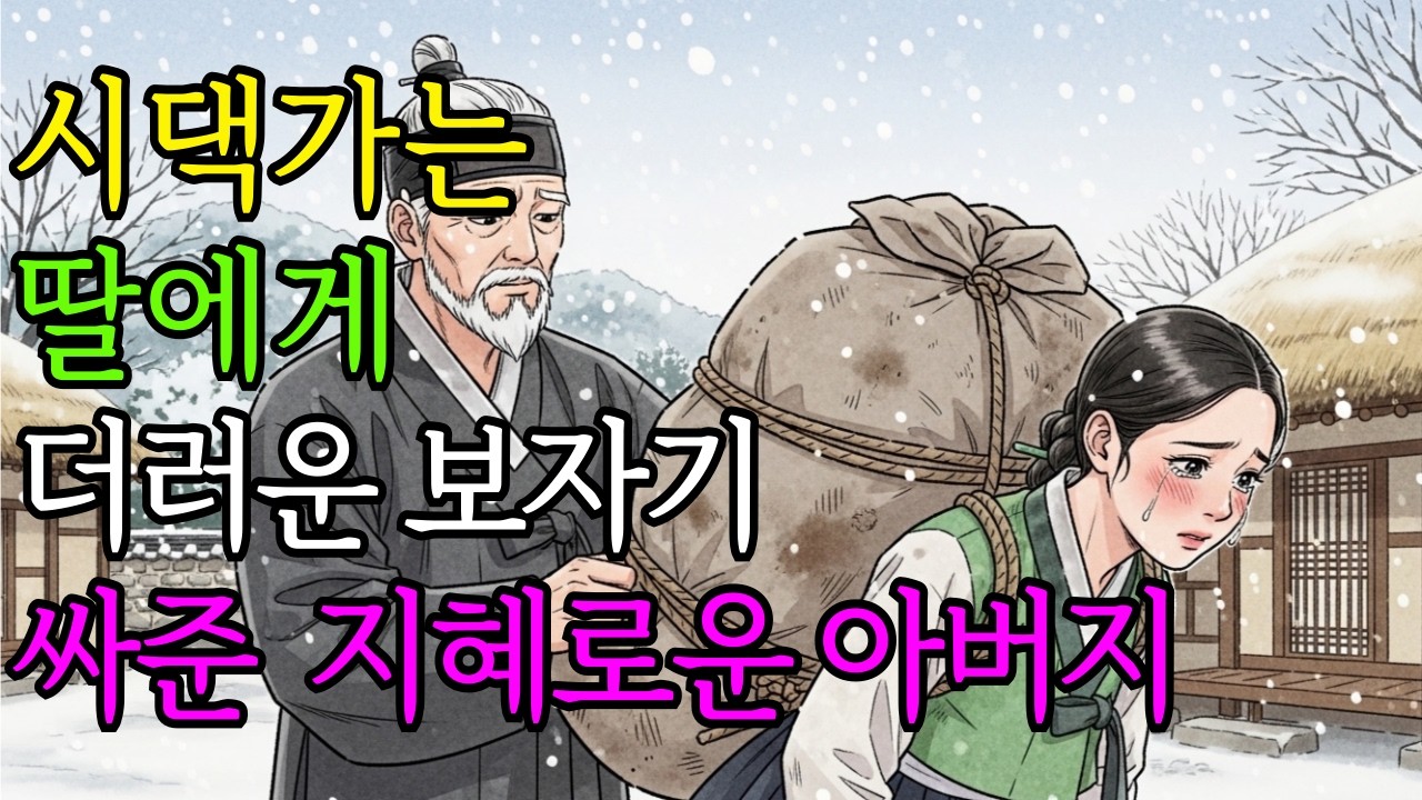 시댁가는 딸에게 더러운 보자기를 싸준 지혜로운 아버지 /야담 조선야담 옛날이야기