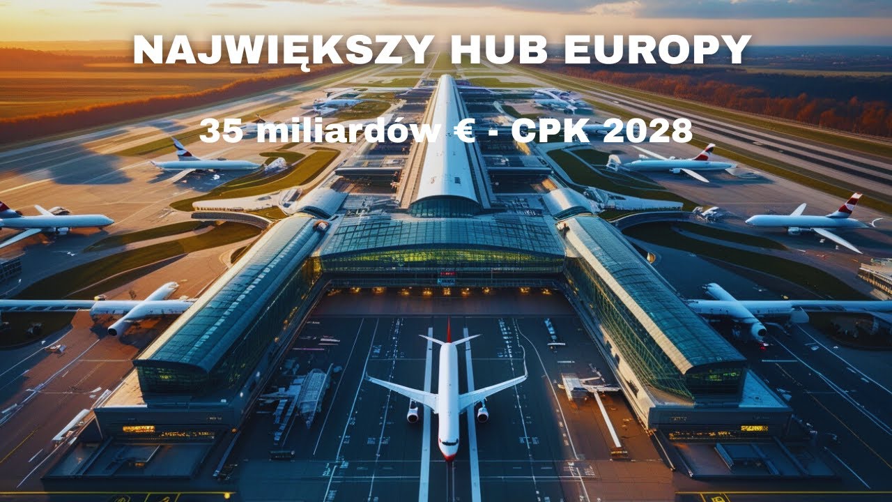 Polska Buduje Największy Hub Lotniczy w Europie - CPK Zmieni Wszystko!