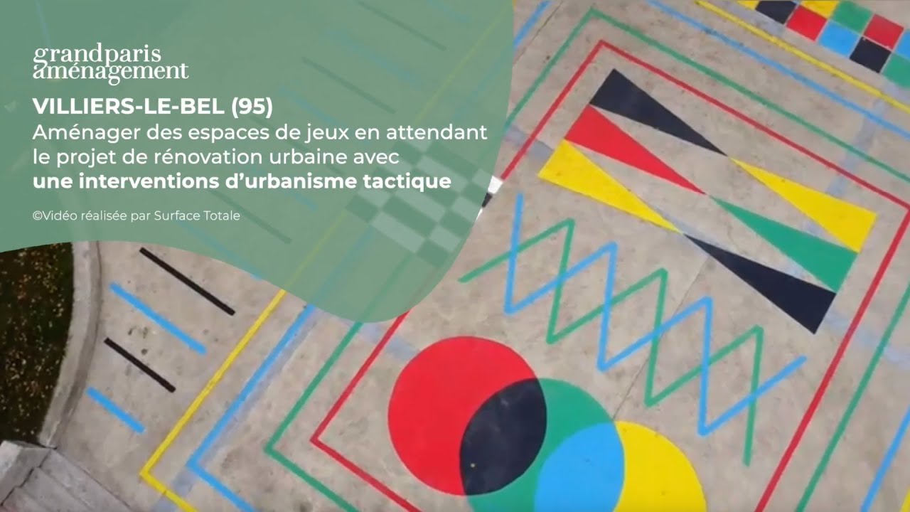 Villiers-le-Bel : aménager des espaces de jeux avec une interventions d’urbanisme tactique