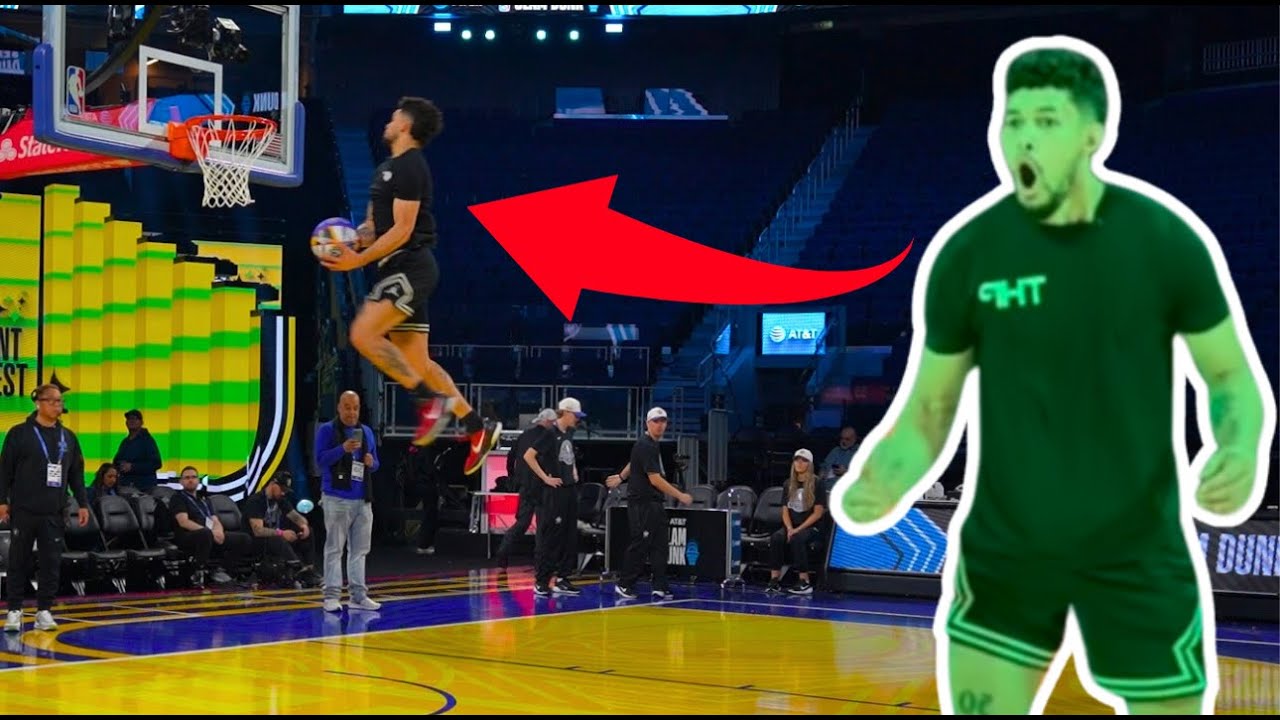 Highest Jumper In The World On An NBA Court