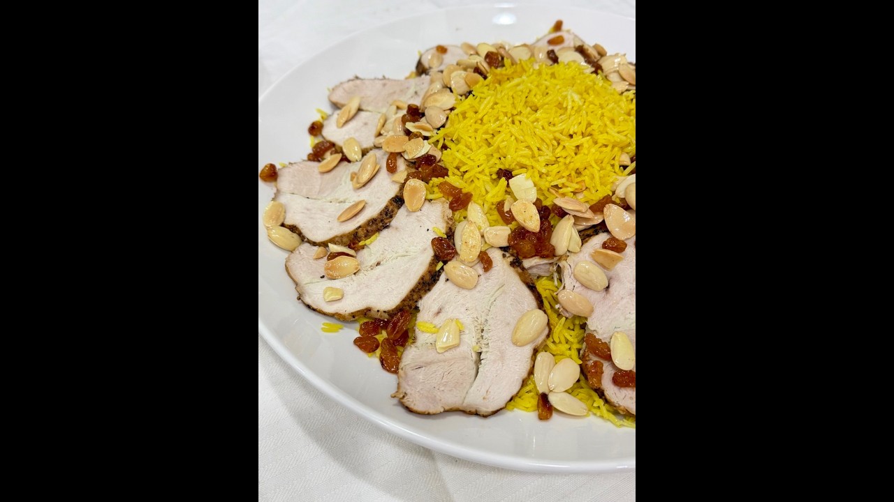 صدور رومي طرية مع رز بالزعفران 🌾 وصفة فاخرة بطعم ولا أروع #فاطمة_ابو_حاتي