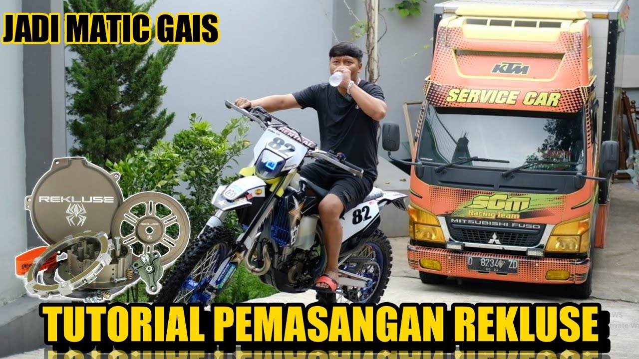 TIPS PEMASANGAN KOPLING REKLUSE HUSQVARNA FE250-350-450-TE250i-TE300i ||| MATIC TANPA KOPLING
