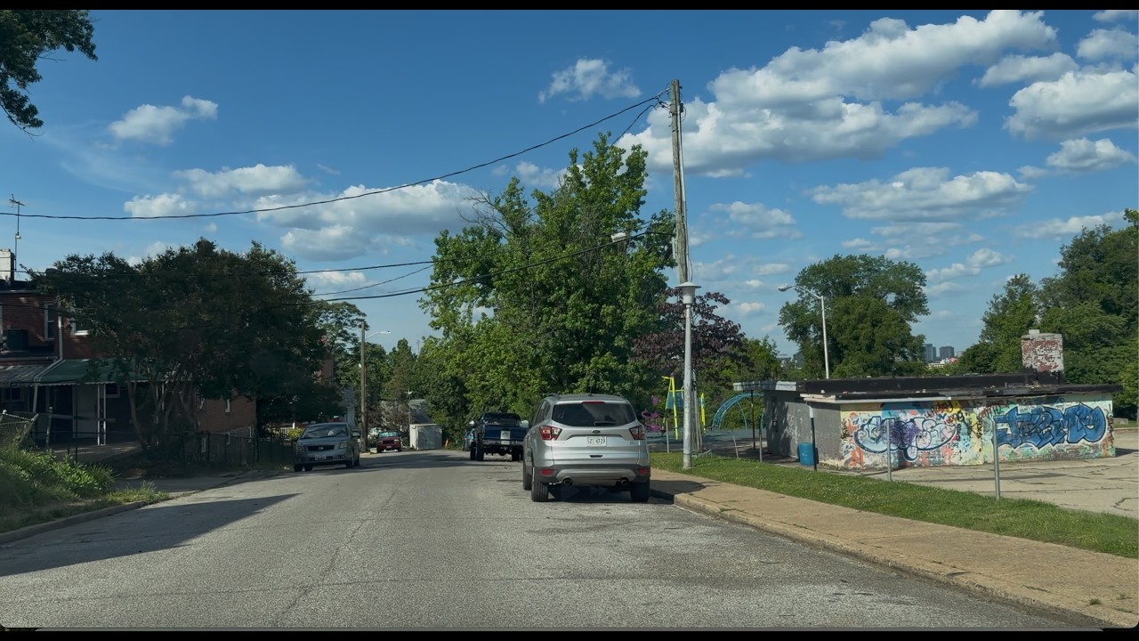 Driving: Morrell Park Neighborhood Tour in Baltimore, MD - 4K