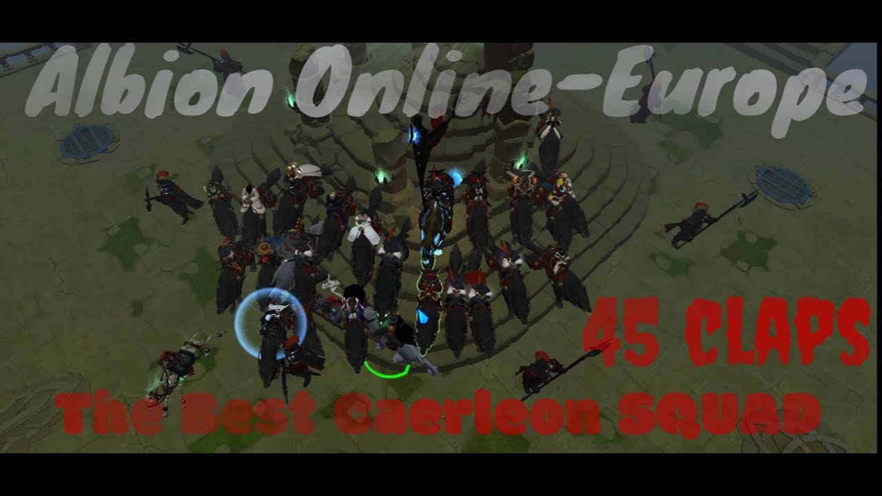 Albion Online -  Europa . The Best Caerleon Squad  EPTA !