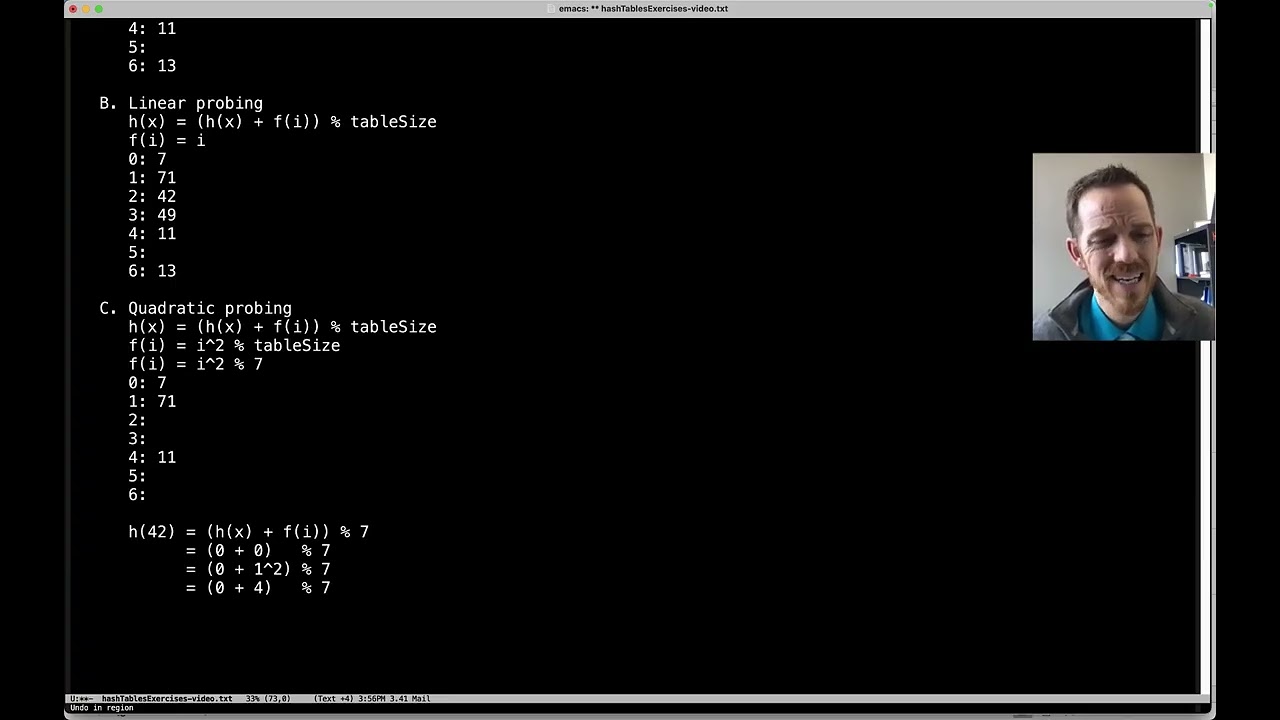 Hash Tables Exercises
