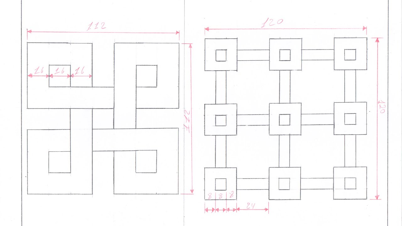 رسم هندسي | زخرفة بسيطة 3