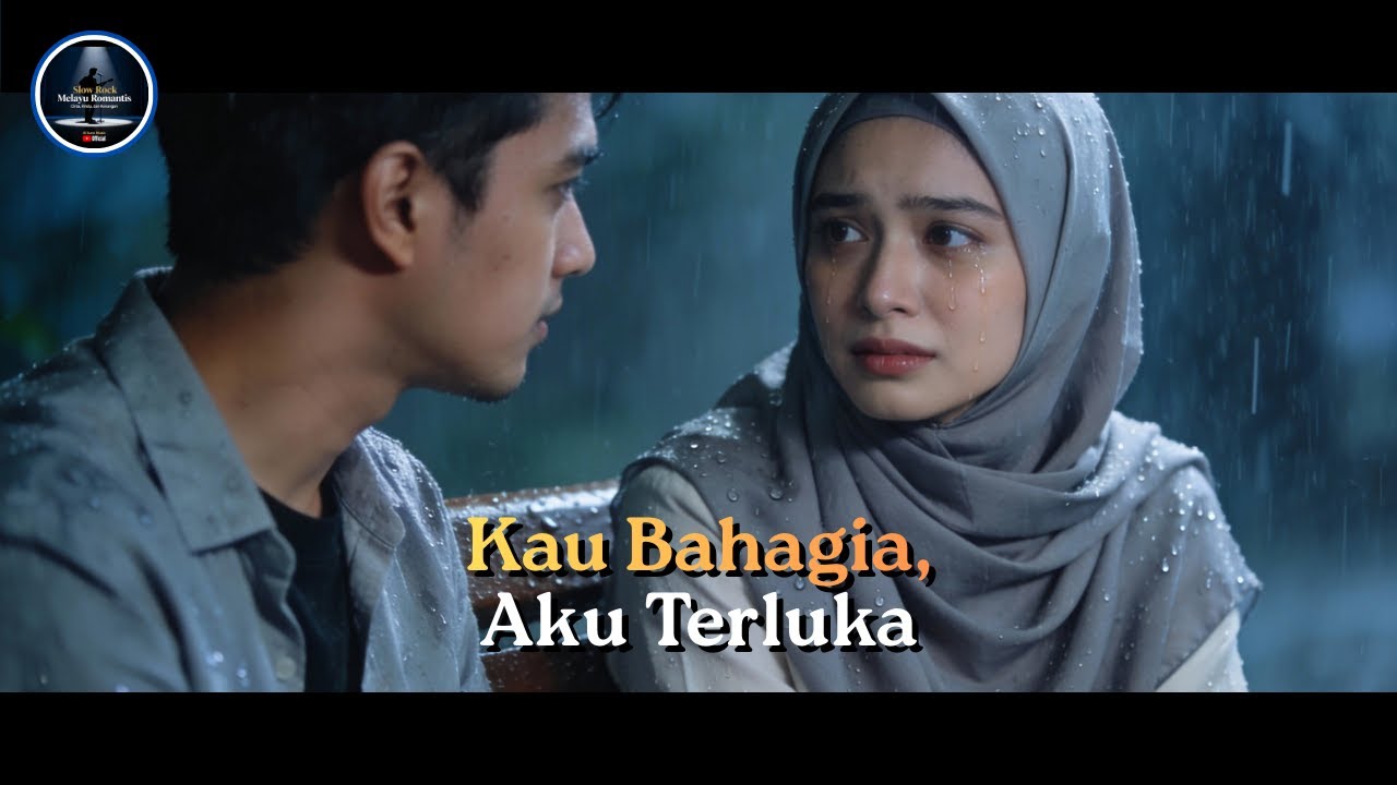 Kau Bahagia, Aku Terluka – Duet Slow Rock Melayu | Lirik Video Jiwang Paling Perih