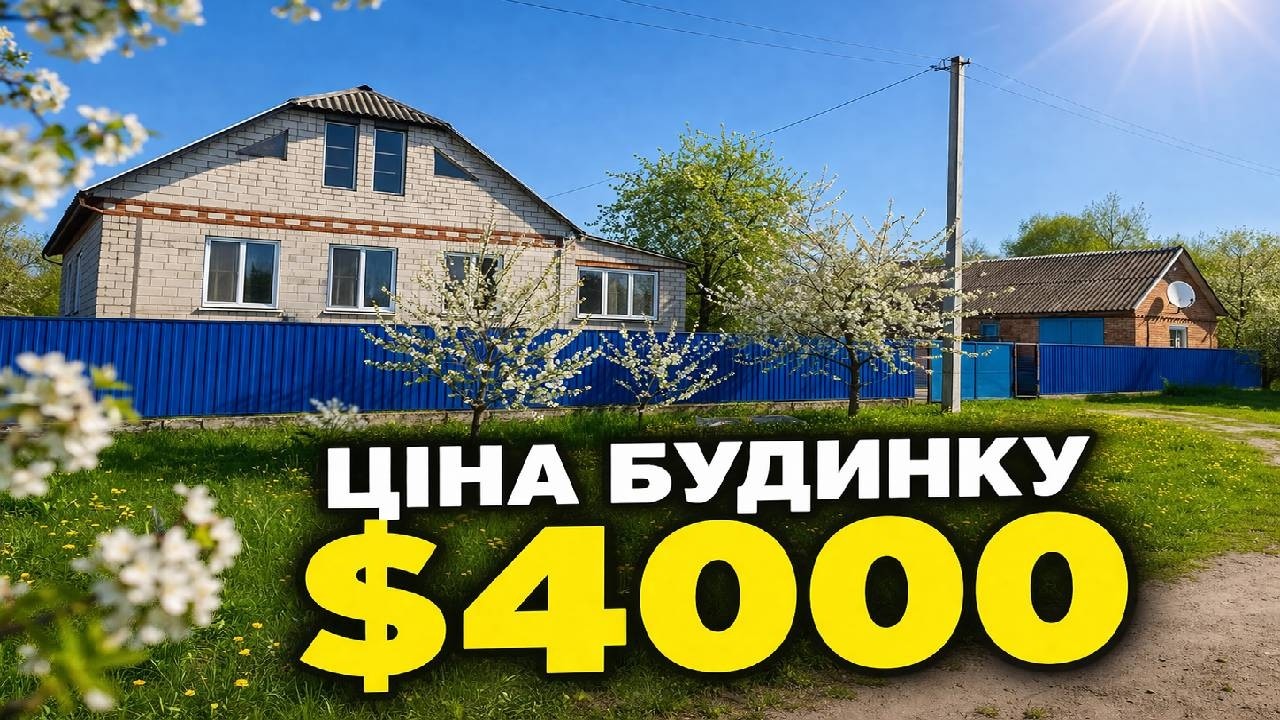 БУДИНОК ЗА $4000 😱 Газ, вода, 38 соток землі! Невже така ціна реальна?