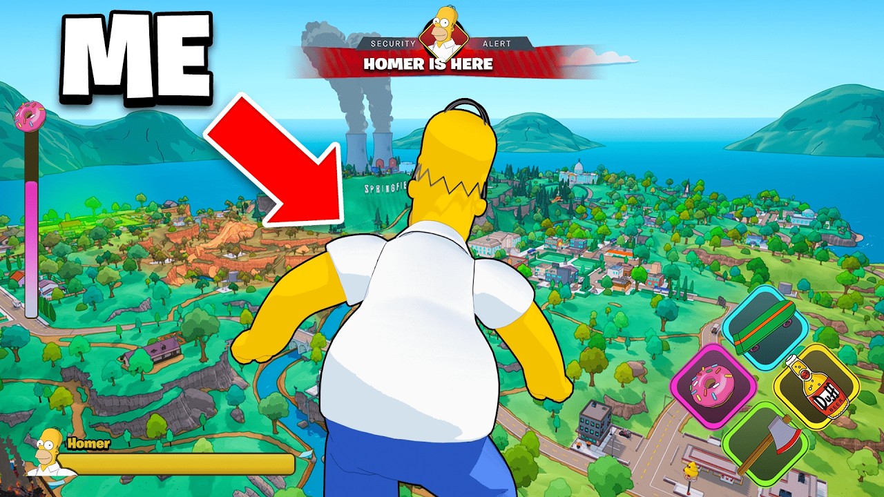 Я протестировал кликбейт-шорты по мотивам комиксов «Симпсоны» в Fortnite!