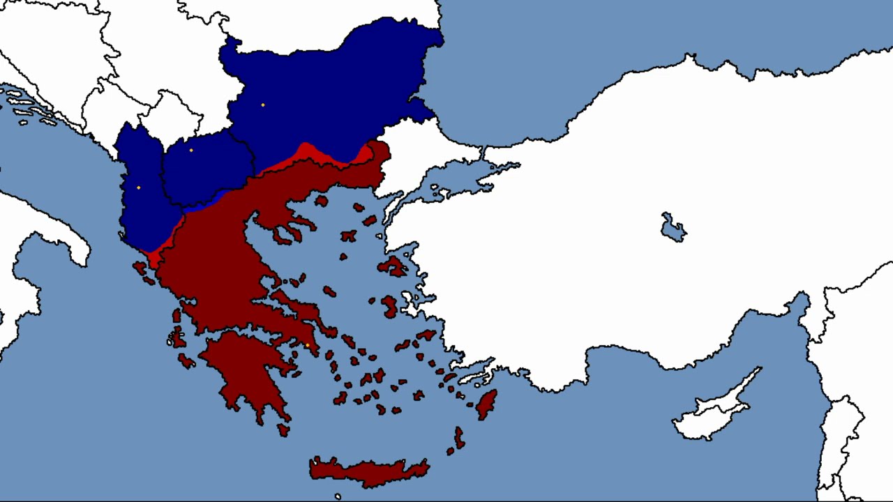 Greece vs Bulgaria, North Macedonia and Albania