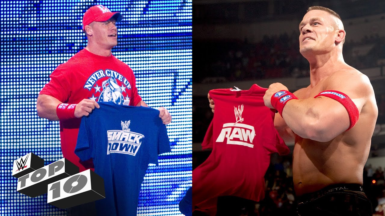 Шокирующий драфт WWE: Топ-10 WWE