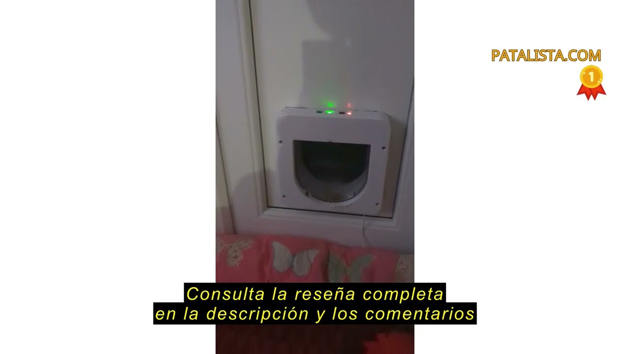 Reseña del PetSafe Petporte - Gatera con Microchip, Puerta Inteligente para Gatos con Microchip, Acc