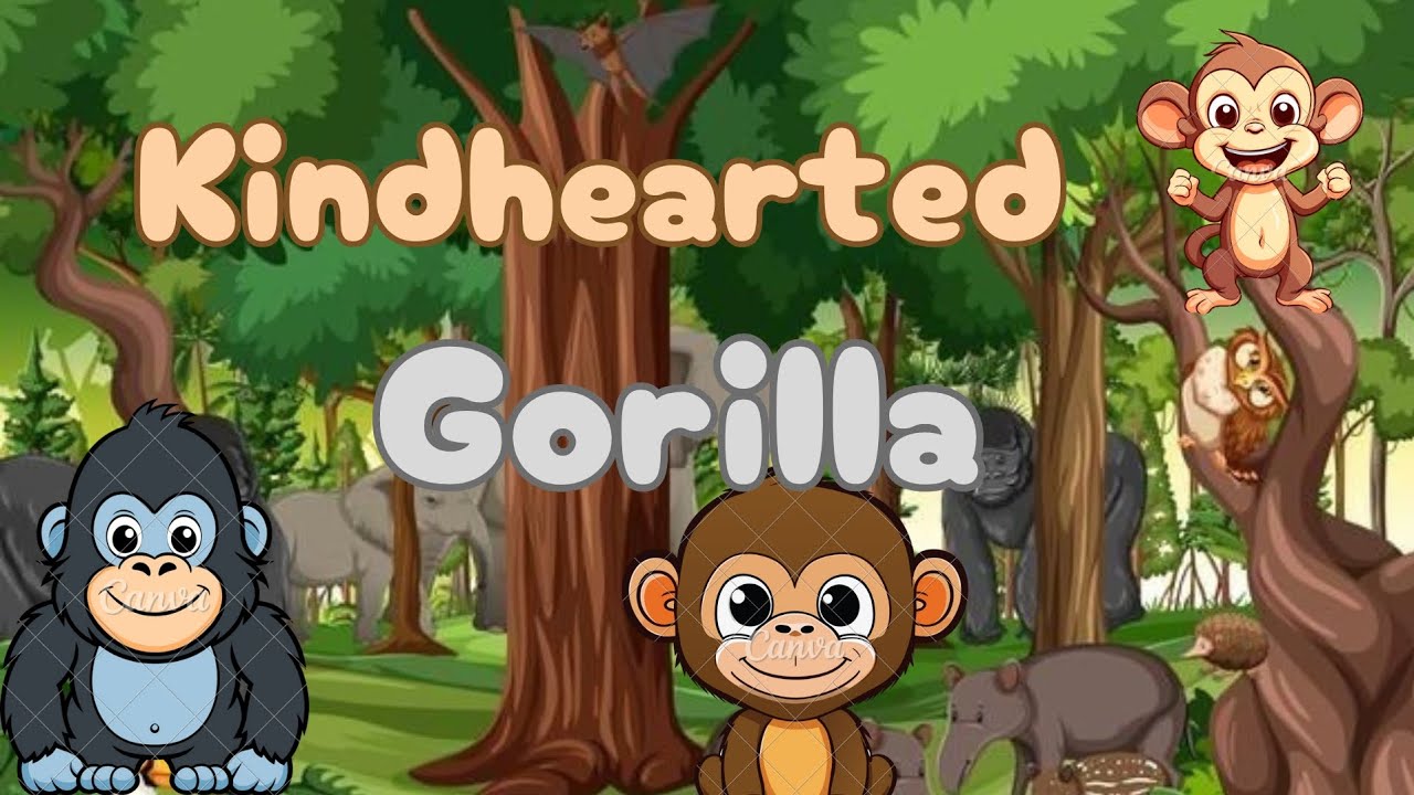 kind Hearted Gorilla#viral#trending#kids stories