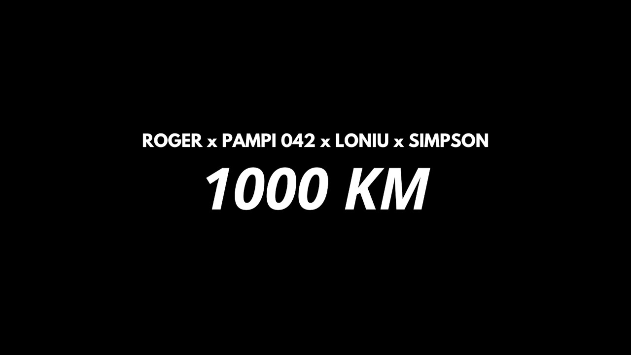 Roger x Pampi 042 x Loniu x Simpson - 1000 km[Official Video] Prod.ANTISOCIAL