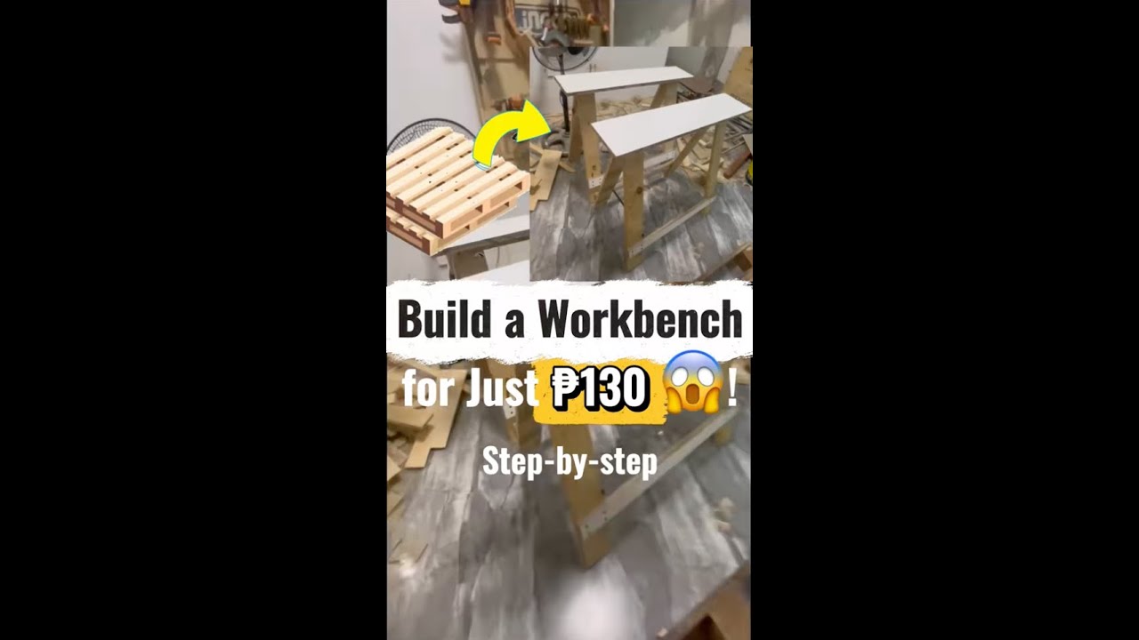 I built a Workbench at Home for $3 - Perfect for DIYers.