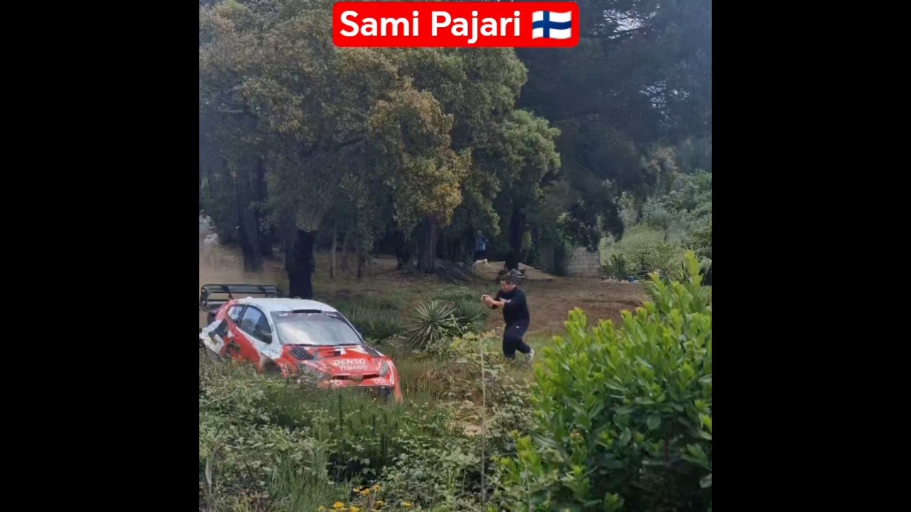 #WRC 🚀 SAMI PAJARI FULL ATTACK! 😱 INSANE SPEED & HUGE DRIFT ON GRAVEL 🔥💨 #rally #automobile #flatout