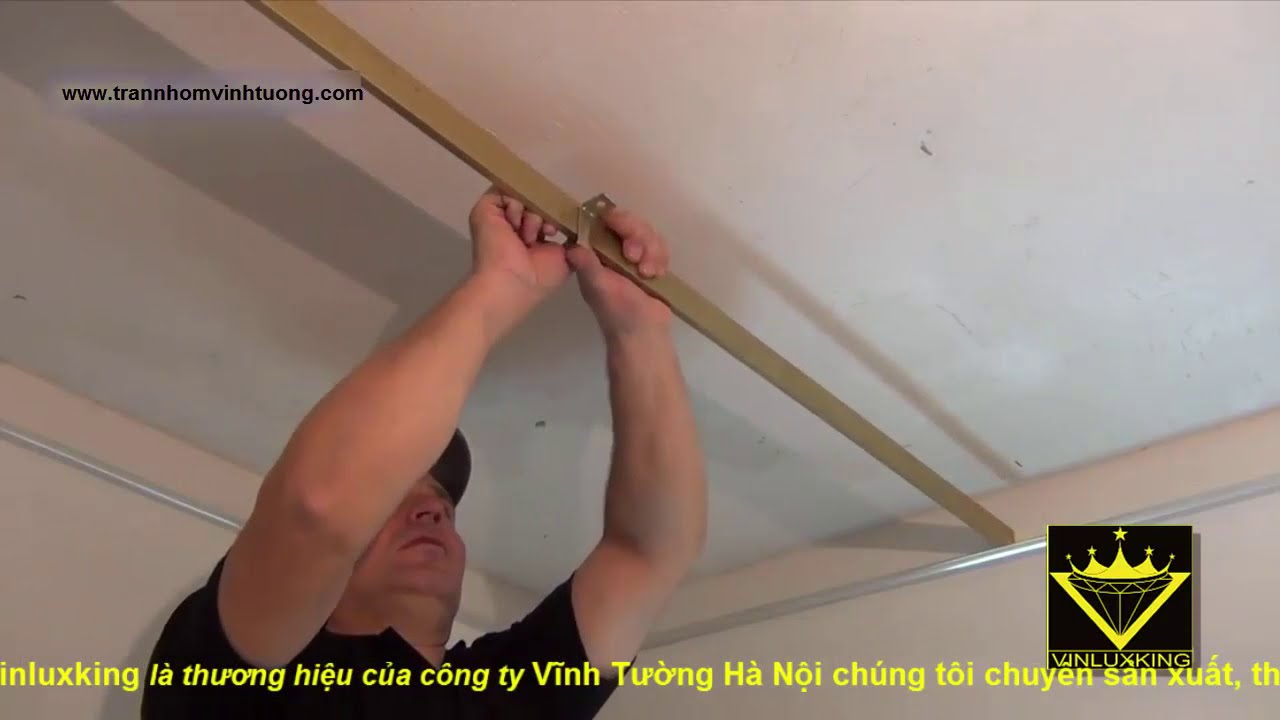 Trực tiếp hướng dẫn cách thi công trần nhôm Clip in 3d Vĩnh Tường