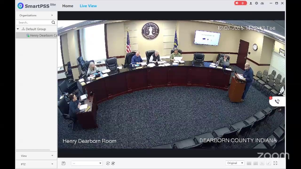 Dearborn County Indiana Board of Commissioners Meeting December 2, 2025