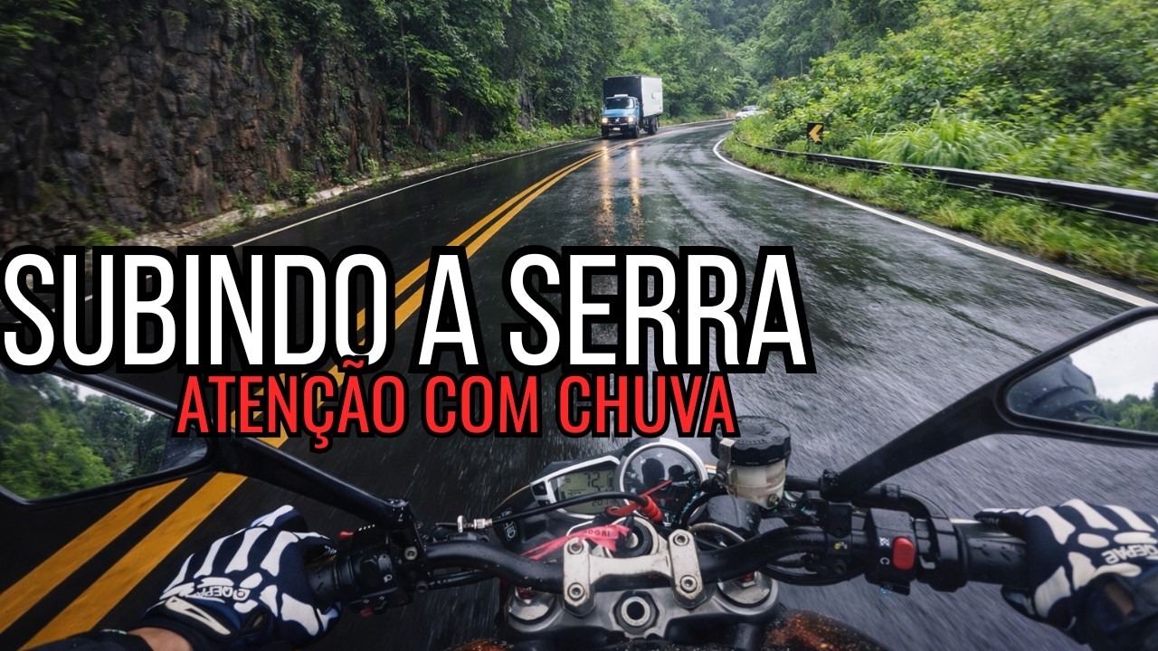 🏍️ SUBINDO A SERRA DO RS - DOIS IRMÃOS - STREET TRIPLE 675r