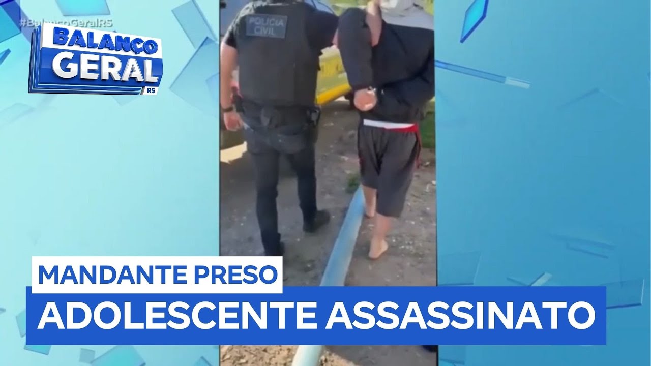 Jovem de 18 anos &eacute; preso por mandar matar adolescente em Santa Maria (RS)
