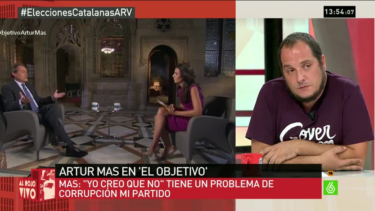 David Fernández a Pablo Iglesias en Al Rojo Vivo: 