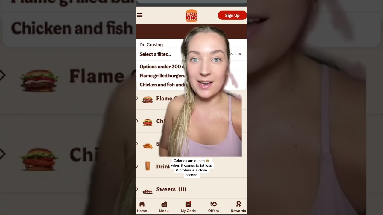 Dietitian&rsquo;s Burger King Order for Weight Loss #burgerking