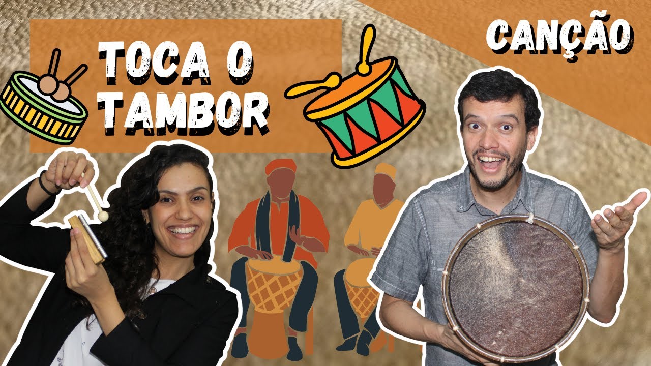 Toca o tambor - Música infantil pin tambor | Oficina de musicalização