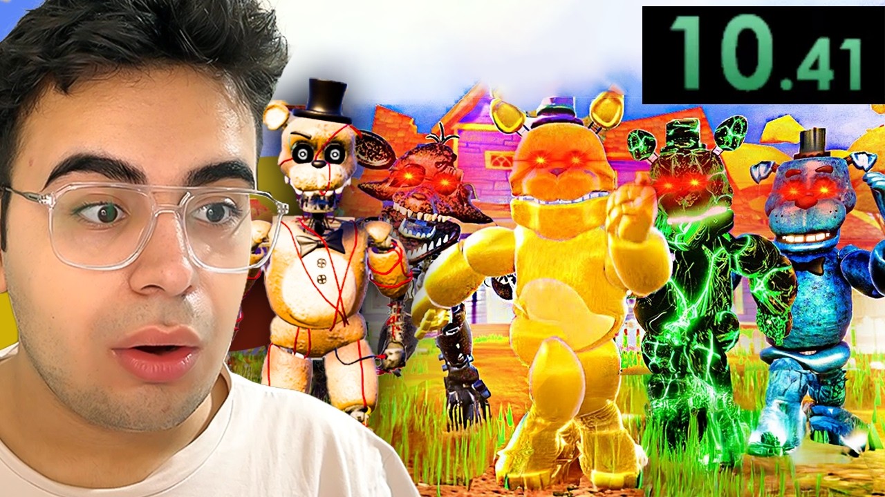 10 SANİYEDE BİR ANİMATRONİK DEĞİŞİYOR! (Hello Neighbor)
