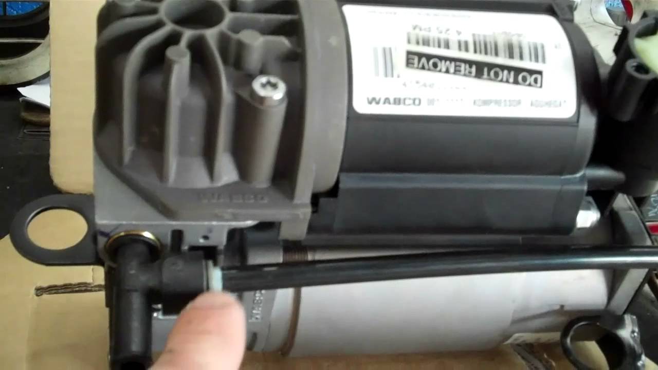 2001 Mercedes S430 Suspension Airmatic Pump Leak Problem