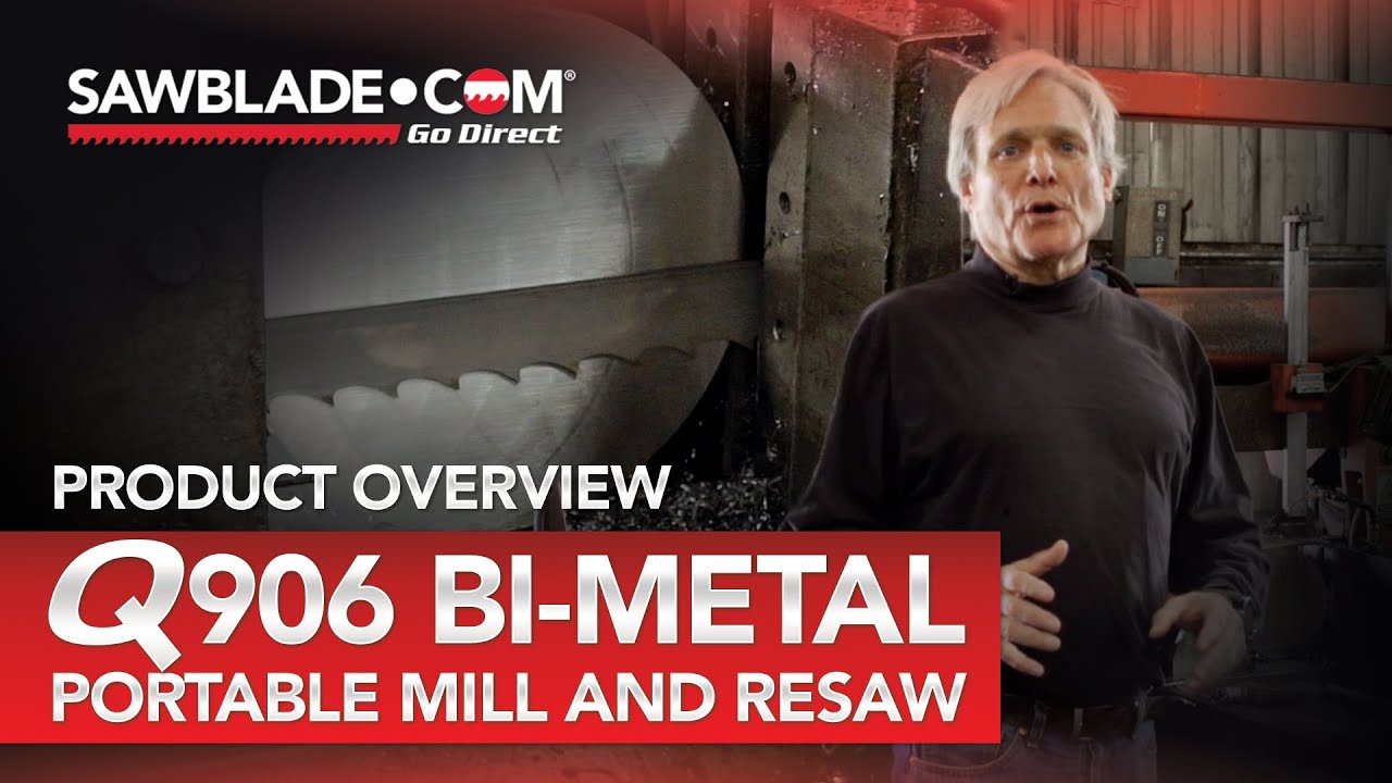 Q906 Series Bi-Metal Portable Sawmill Blade: Cutting Stainless Steel with Ease