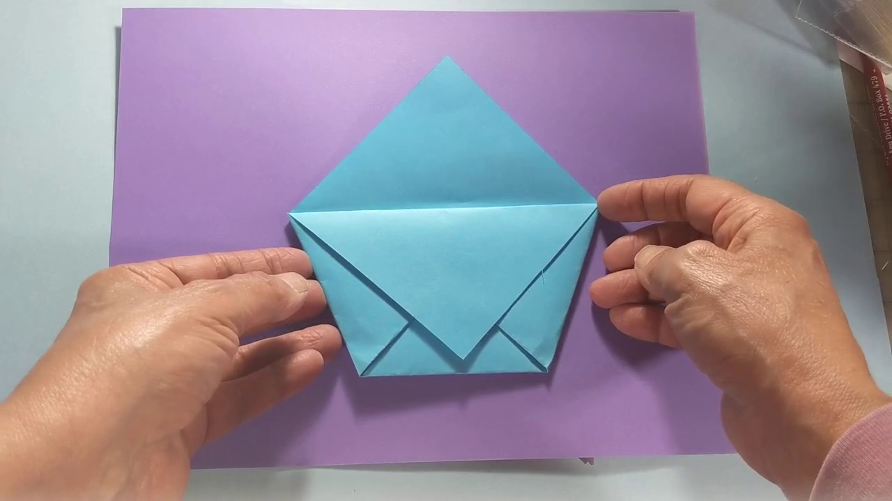 Make an Origami Pocket, shape transformations