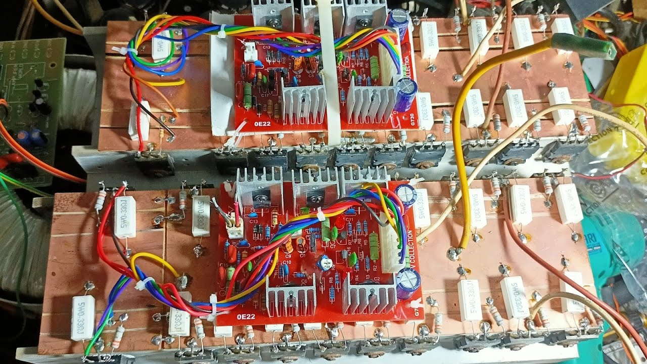 2k2 driver board connection# power amplifier repair #amplifiercircuit