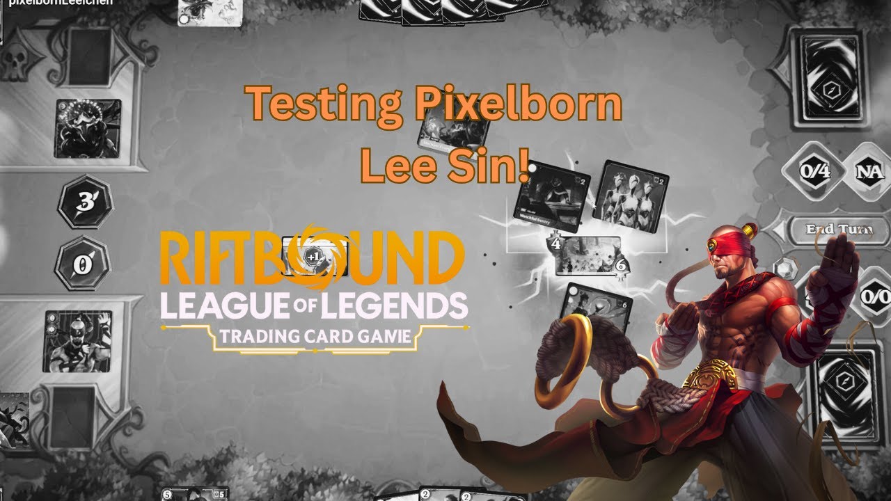 Testing  Riftbound Lee Sin on Pixelborn! No more Victooooooor