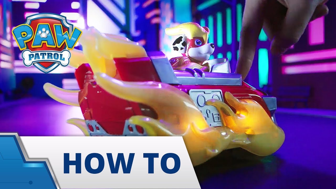 PAW Patrol Charged Up Deluxe Vehicle - How To Play - PAW Patrol Official & Friends