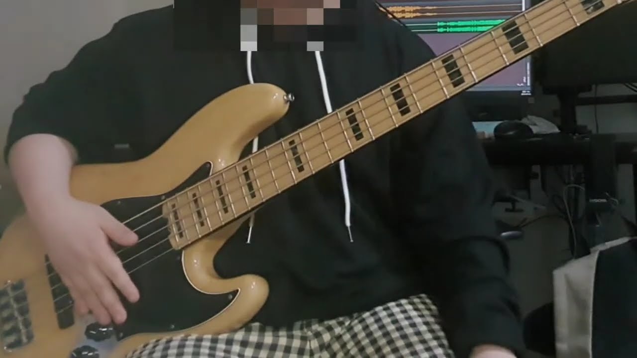 YOASOBI - 그 꿈을 덧그리며 [Bass Cover]