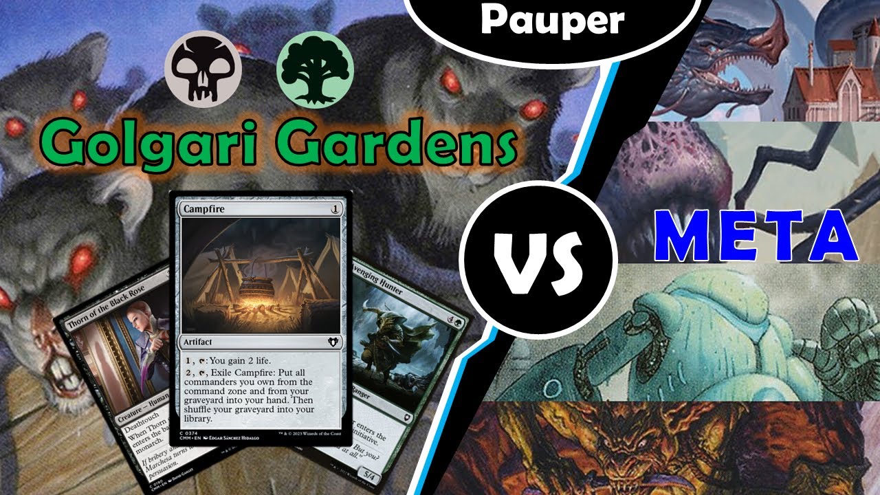 Golgari Gardens | Halloween Vibes | Pauper Match Gameplay | MTGO