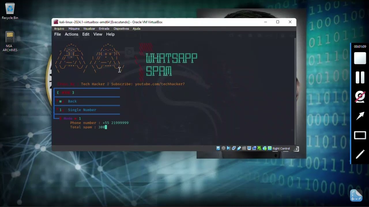 Spam WhatsApp - Enviando Mensagem Spam com Kali Linux