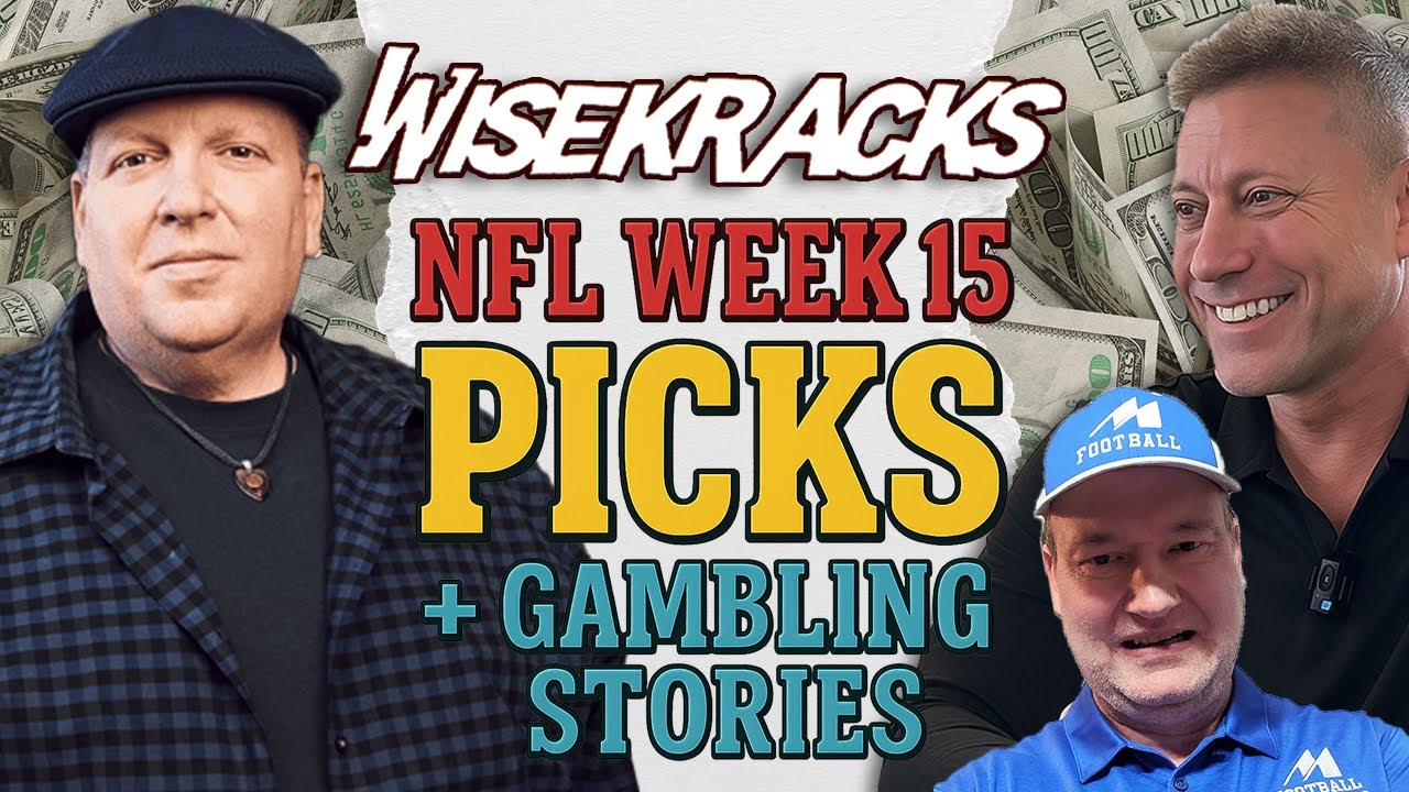 NFL Week 15 Picks, The A's Coming to Vegas & Poker Tournaments! | WISE KRACKS