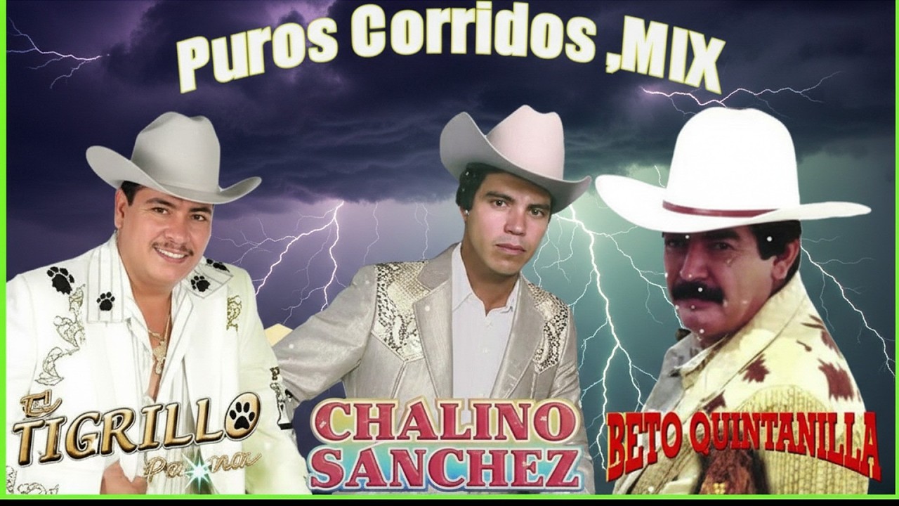 Chalino Sanchez, Beto Quintanilla y Tigrillo Palma Mix Para Pistear - Corridos Pesados Mix