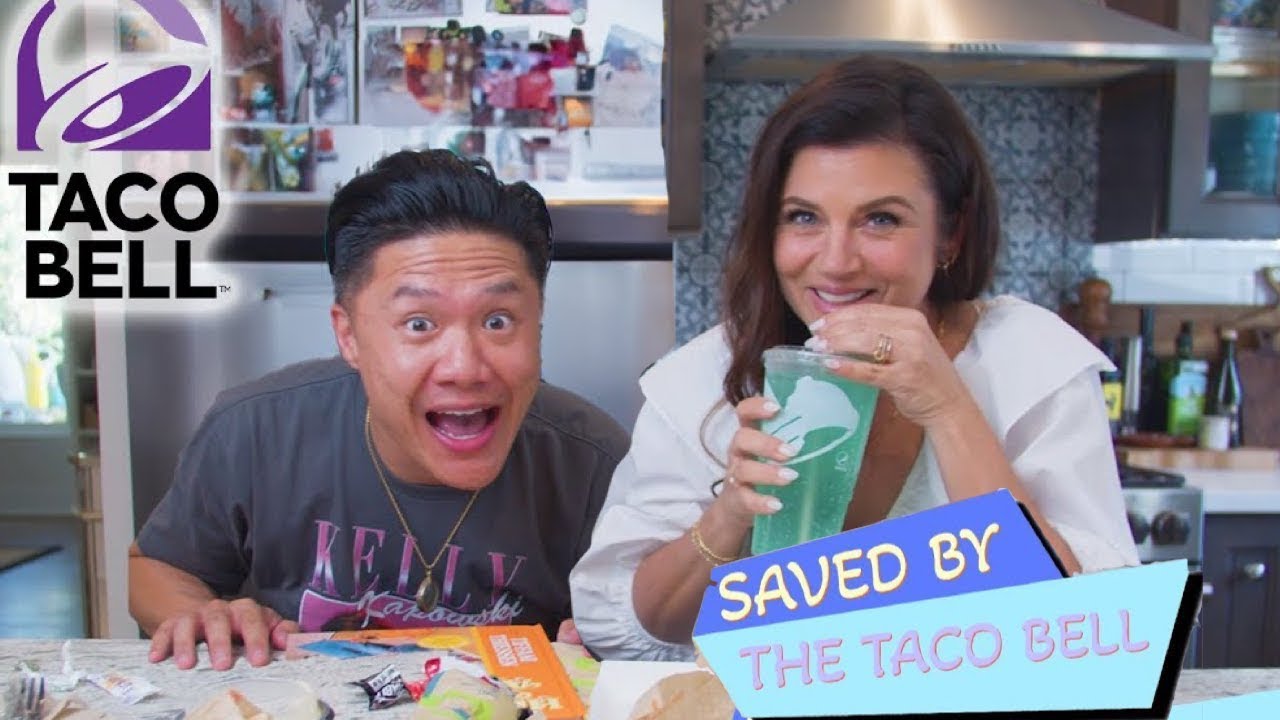 Childhood Crush Muk Bang - Saved By The Taco Bell with Tiffani Thiessen