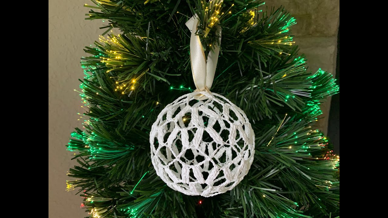 Esfera de Navidad, crochet, #2