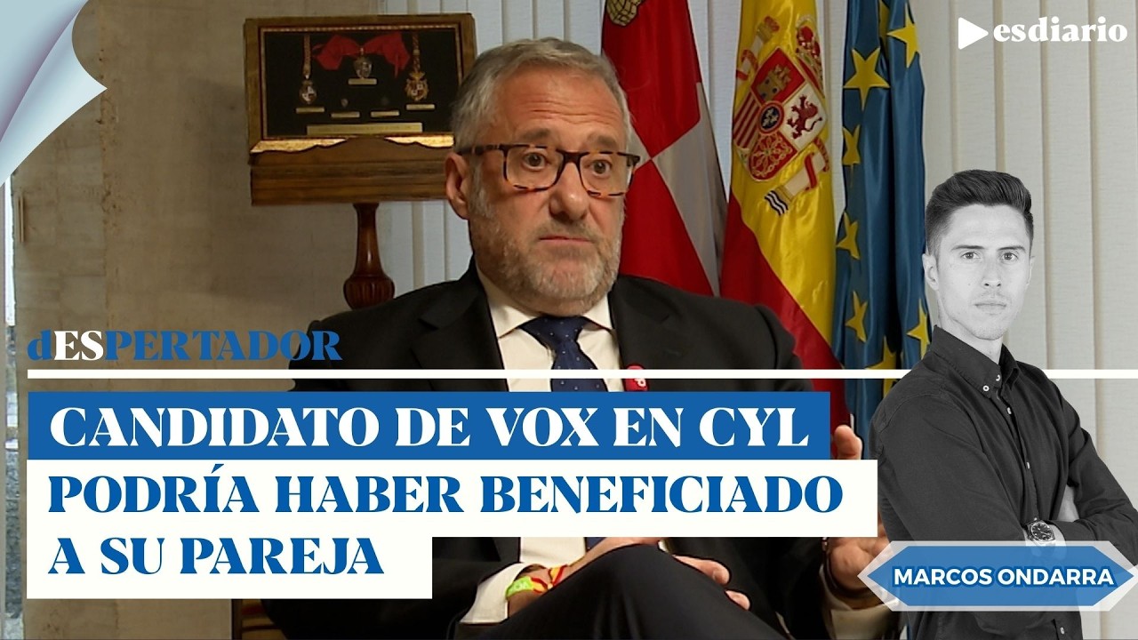El candidato de Vox en CyL podría haber beneficiado a su pareja como presidente de las Cortes